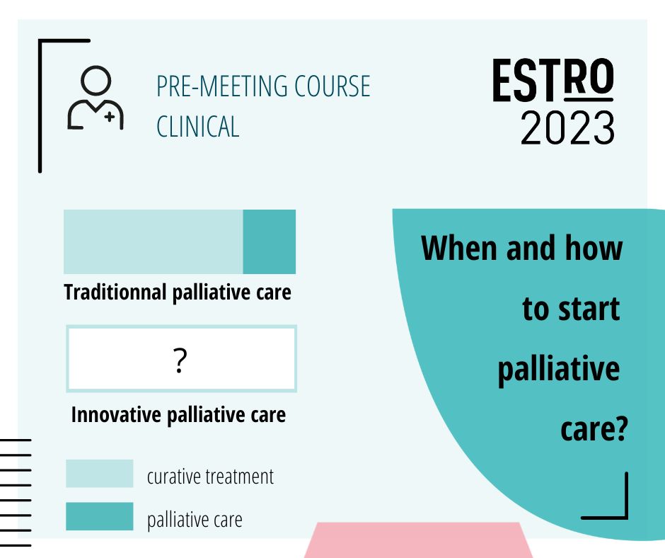 ESTRO_RT's tweet photo. #ESTRO23 #clinicaltrack pre-meeting course covers various aspects of #PalliativeCare with a multi & interdisciplinary perspective, discussions on #radiation planning, complex cases, reirradiation, large targets...
β³Early fee until 22 Feb https://t.co/jlNjtMZbf2
#radonc #RTT https://t.co/mWNXgqtSCq