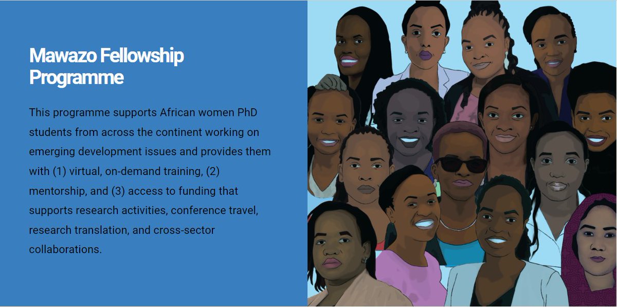YOpportunities's tweet photo. The Mawazo #fellowship programme 2023
 
✍️Deadline: March 12, 2023
🌍Eligible Regions: Africa.
▶️Application Link: https://t.co/ODj8IhPBAA https://t.co/yPKPHOLhxY