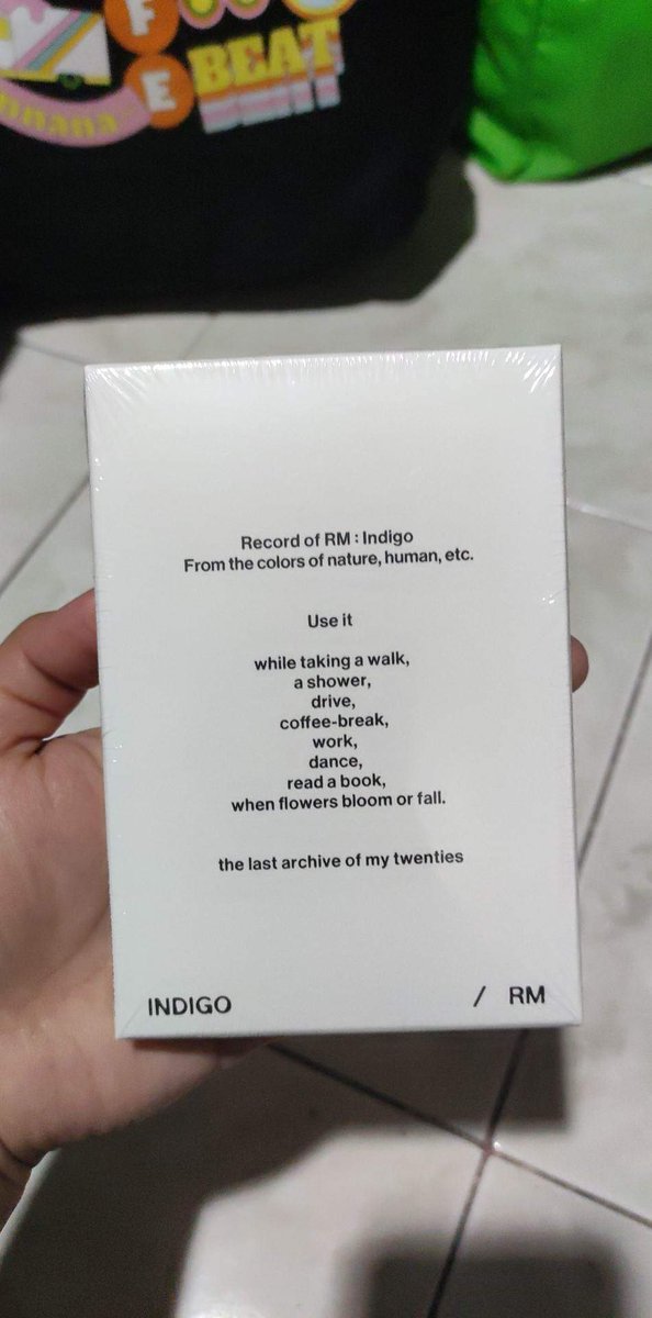rcpforjoy's tweet photo. ‼️SALE‼️

RM INDIGO ALBUM 
Sealed

PHP 650 only! 
Onhand and Ready to ship!

📍 Kapitolyo Pasig
Help RT to win gcash price! 
Make sure to follow @rcpforjoy and RT this twt. Ty! https://t.co/lMNH7Z0YS8