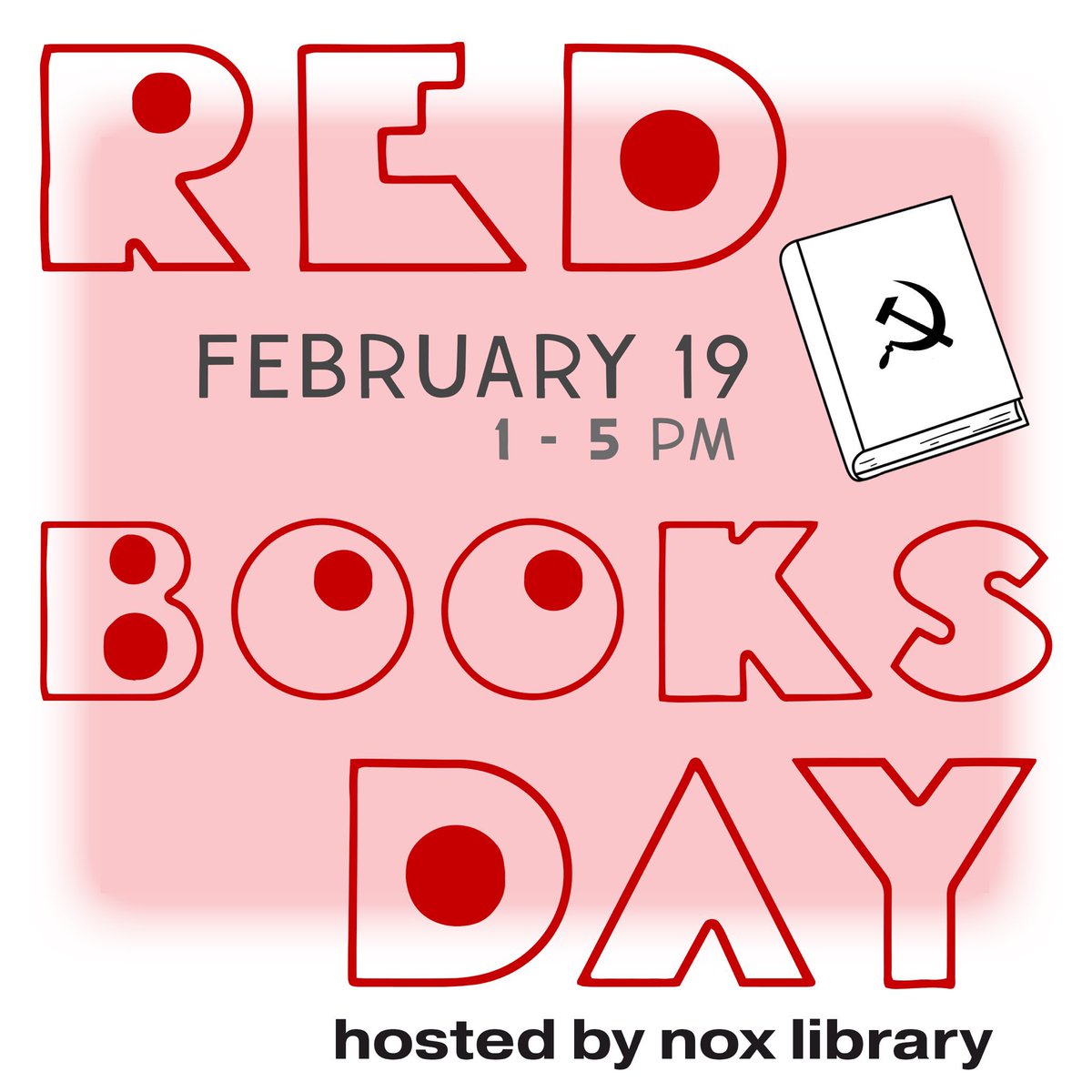 HeyYallDetroit's tweet photo. We want to thank @noxlibrary for inviting us to Red Books day. Join us on Sunday 2/19  from 1pm to 5pm. https://t.co/cjxWaB2cGf