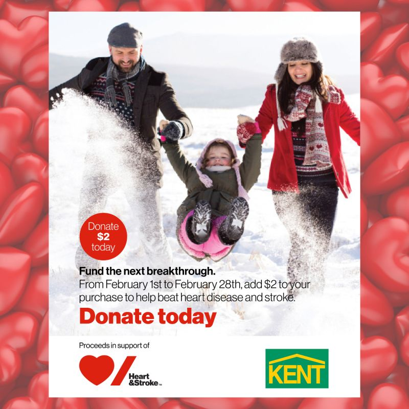 Throughout February our New Brunswick locations are participating in Heart Month by collecting donations at the cash for the Heart and Stroke Foundation of New Brunswick. To learn more or donate online, please visit: bit.ly/3ljoGXA
