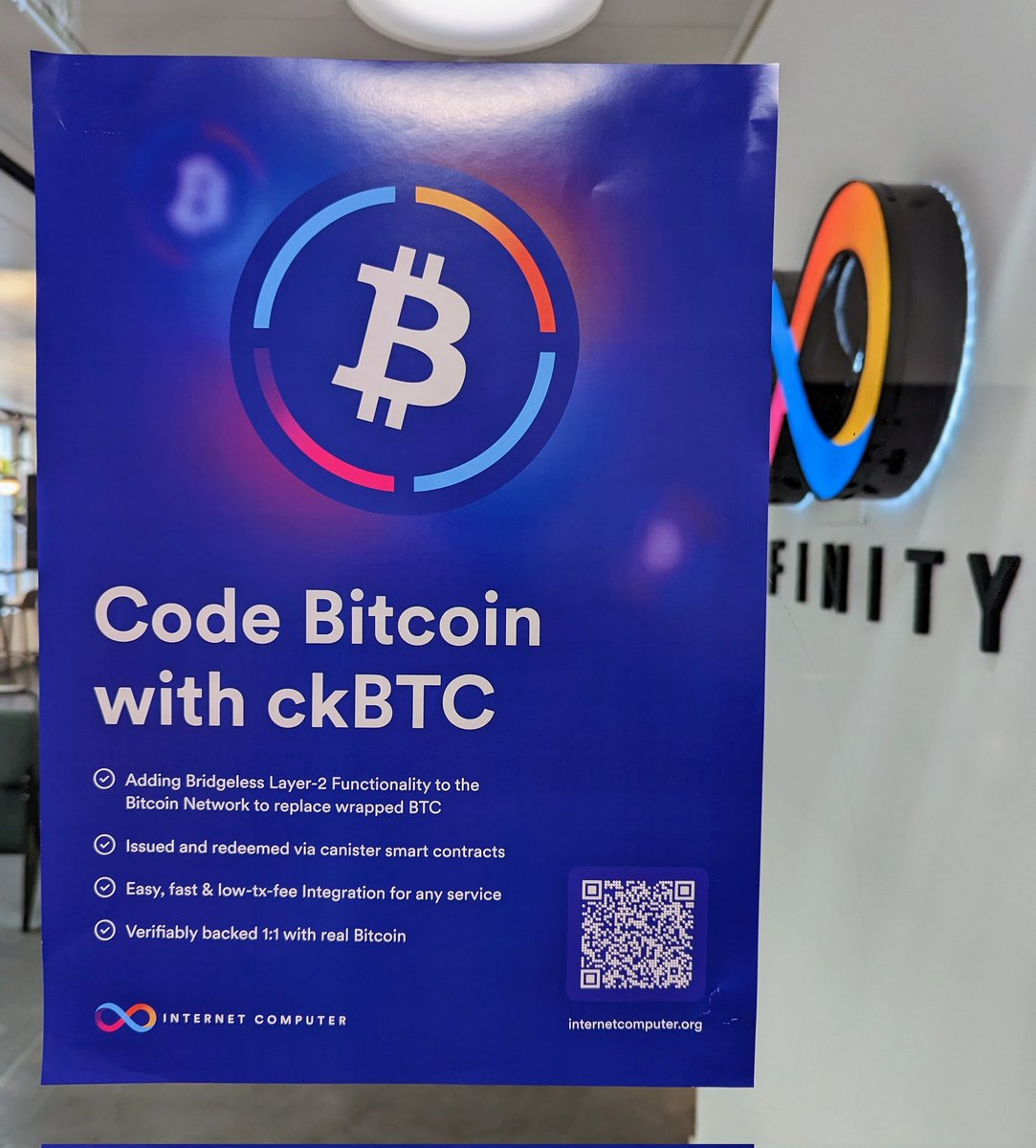 Beautiful poster in @dfinity offices: 