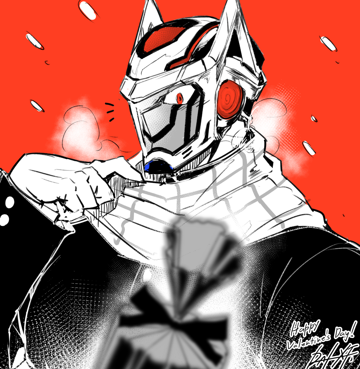 「2/14 Happy Valentine's Day!!!#放サモ 」|ダイエクスト / DAI-XT.のイラスト