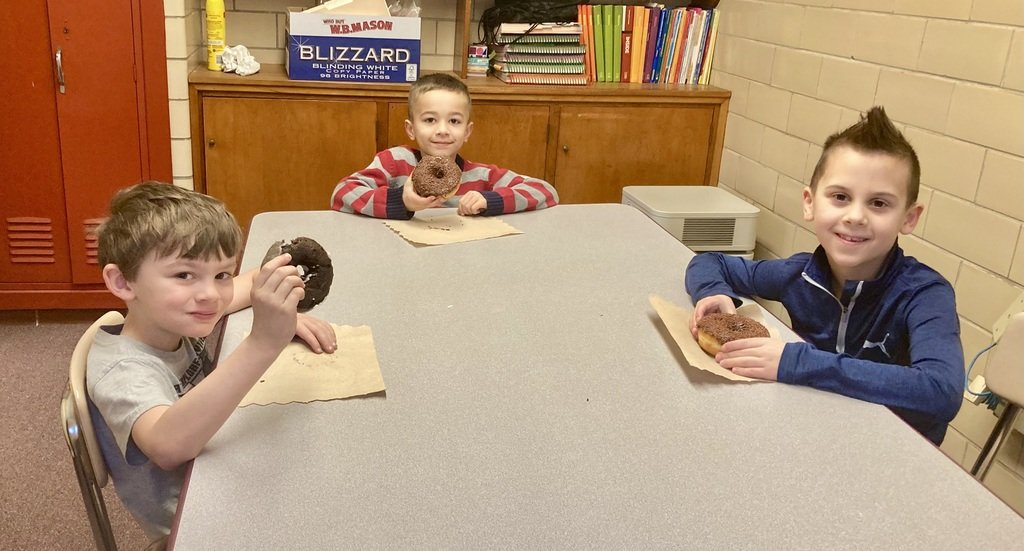 Breakfast with the Principal Winners! #LoveNorthSchools #AmazingFallsSchool #NoLimits