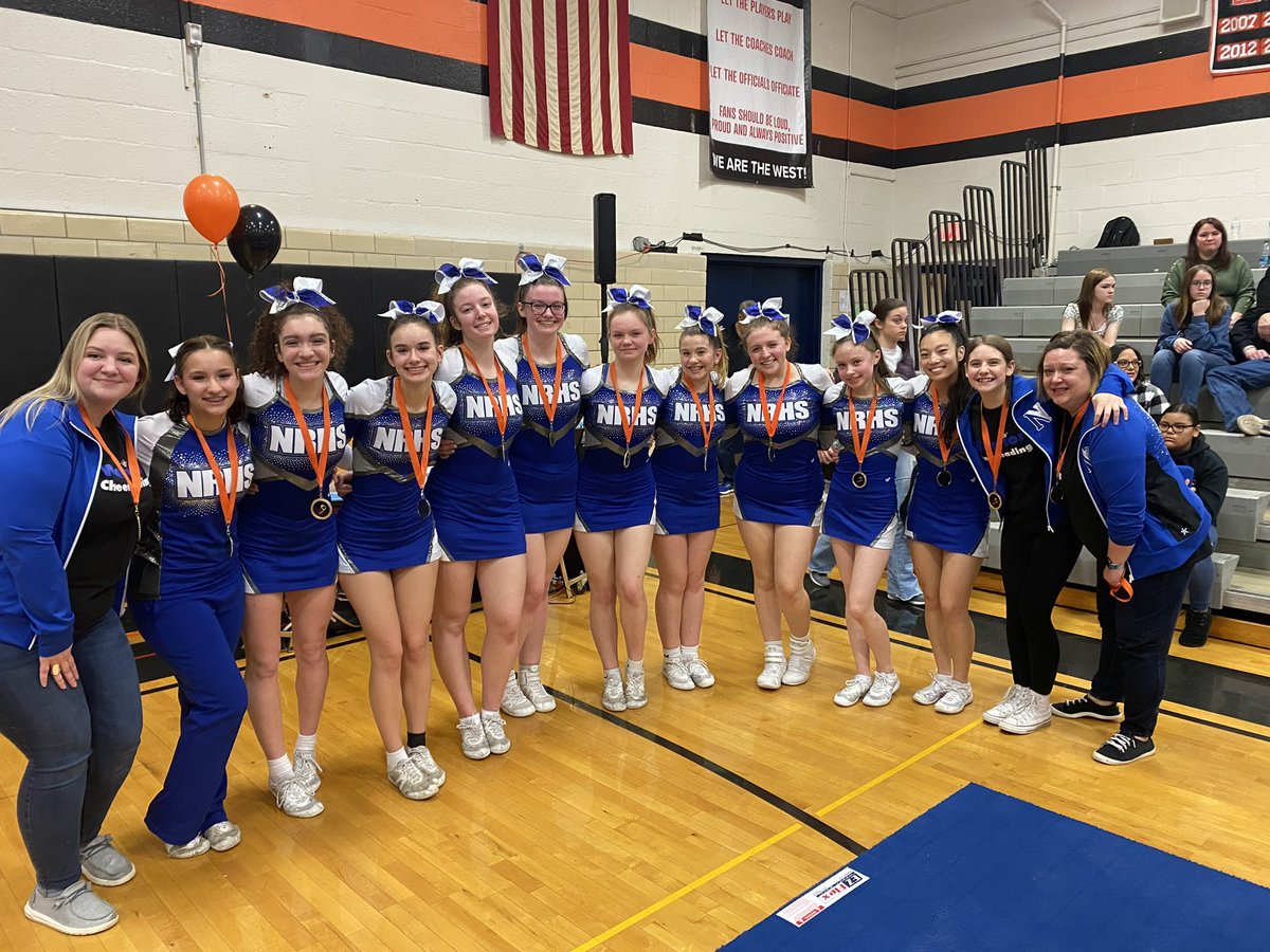 varsity cheerleaders not only won the division but also won “grand champs” highest overall score!! Congratulations