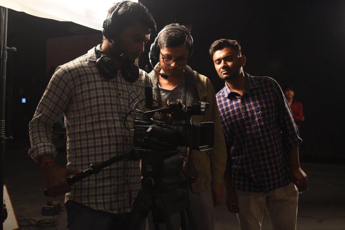 gkftii's tweet image. GKFTII #students are working very hard toward making their #Multicamera #project super successful. All the #actors, #cinematographers, and #technical team along with their trainers are creating a phenomenon learning #experience while working on their multicamera production.