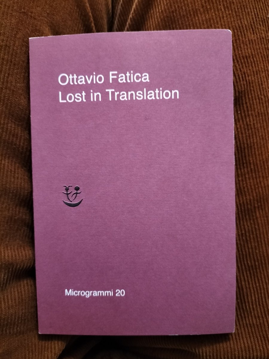 GMazzantini's tweet photo. No, perché le cose si fanno ammodino o non si fanno 😐
#ottaviofatica #lostintranslation #adelphi #inlettura https://t.co/6m8YQ3YvRt