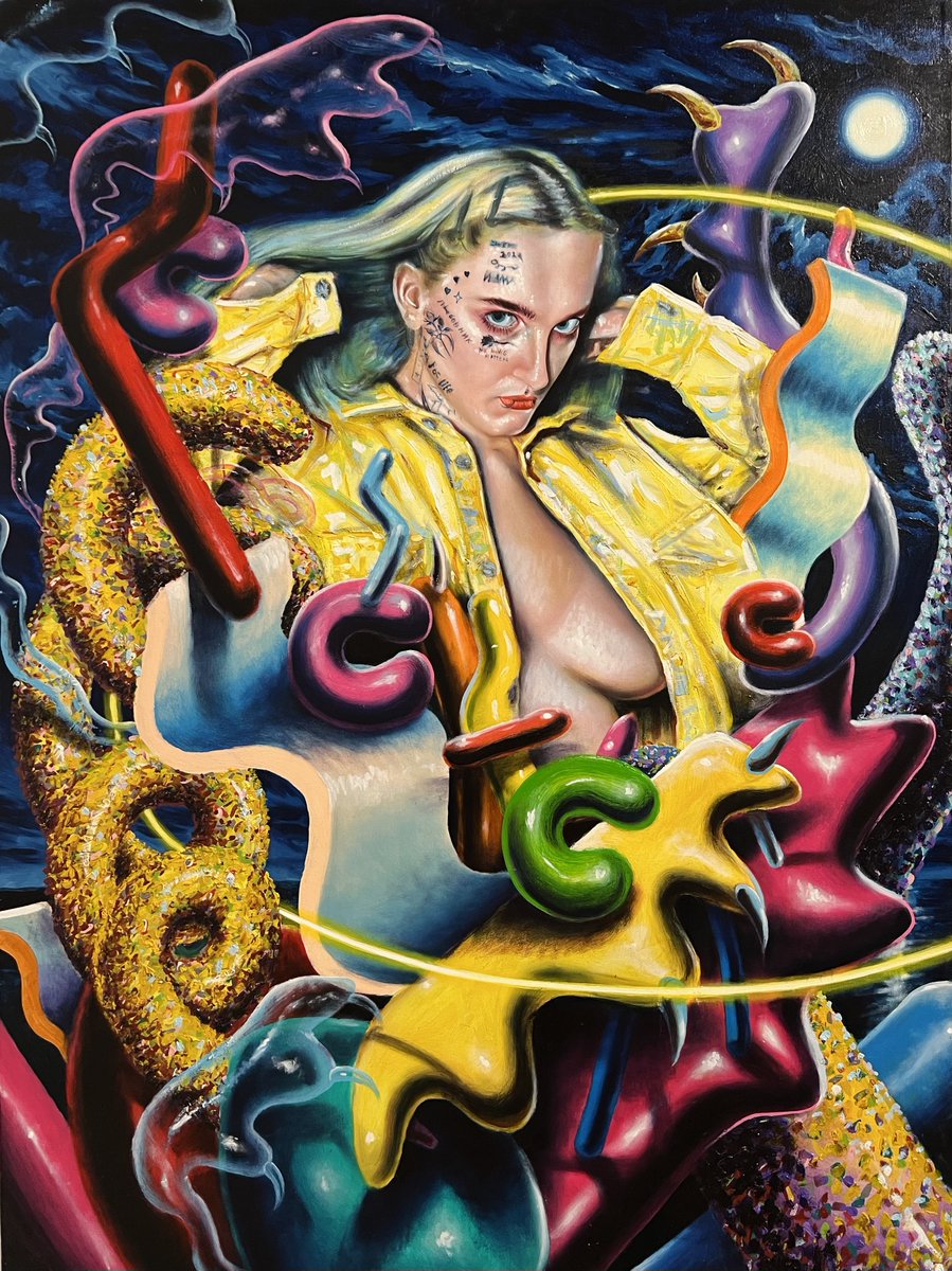 Pedrobaez89's tweet photo. Gm ( oil on canvas)  my favorite part of this painting is the yellow jacket! Mixing up smooth blended colors with heavy paint layering is my absolute favorite! likeness can be achieved in so many ways! https://t.co/phOvqavdjh