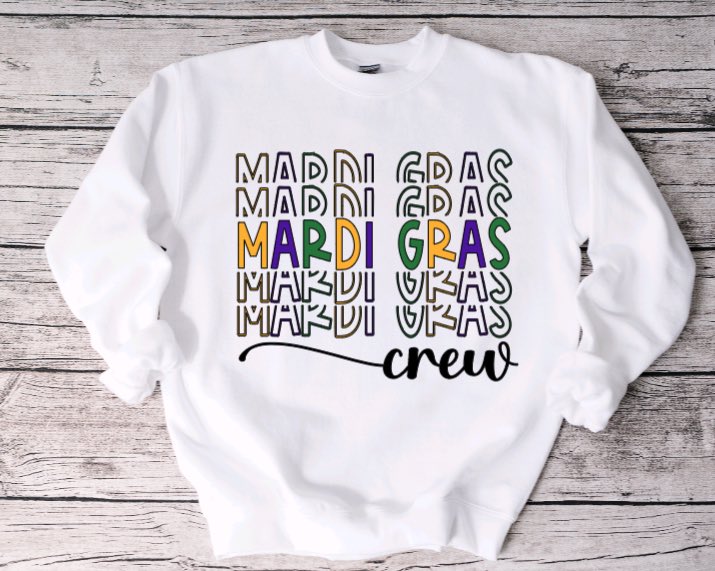 It’s the last day for orders!!! Get your Mardi Gras gear!