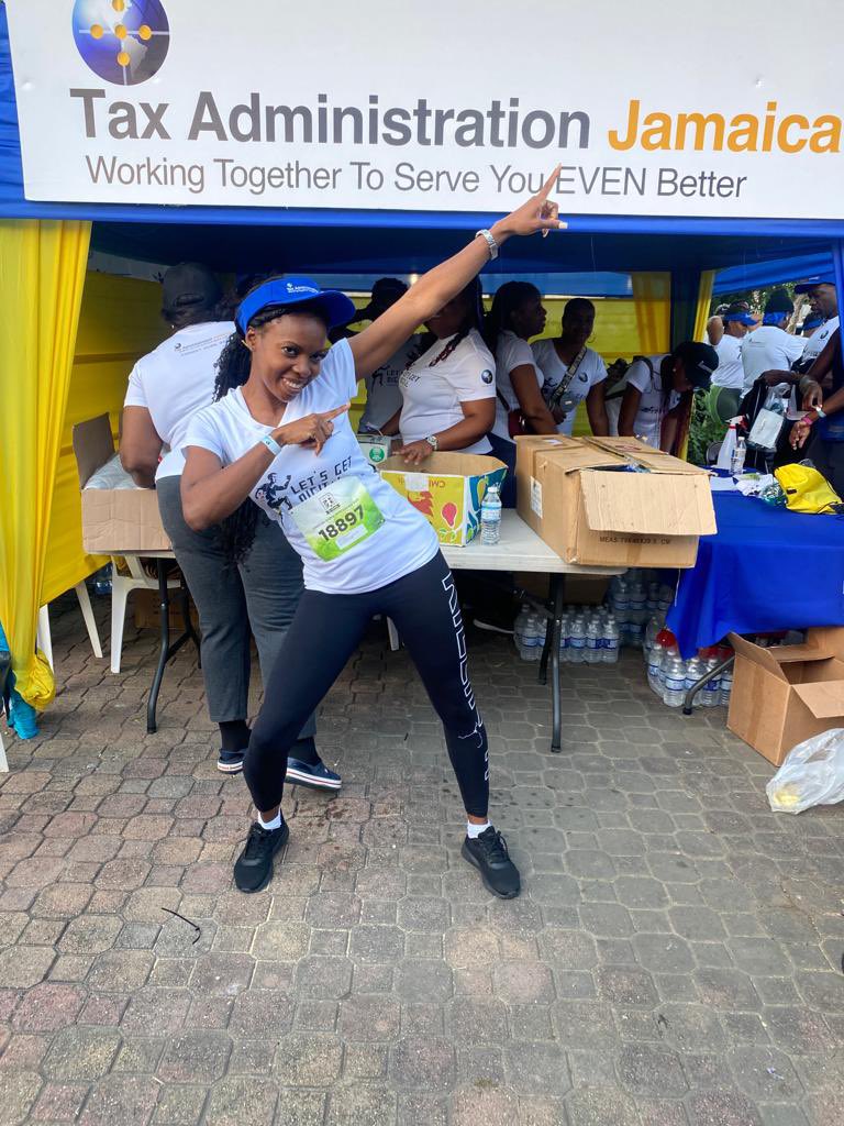 JamaicaTax's tweet photo. It’s done and we had so much #RunForTheFun #TaxCARES #TheLegacyRun #SigmaRun2023 record breaking $91,852,000🔥🔥🔥🔥@SagicorJa @MOFJamaica @AndrewHolnessJM @NigelClarkeJa @JamaicaGleaner @themohwgovjm @NHFJamaica https://t.co/mt9gBn72cI