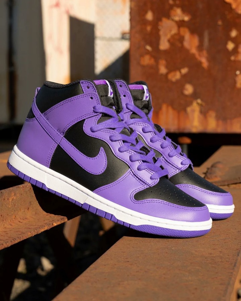 SNKR_TWITR "AD: Nike Dunk High 'Psychic Purple/Black' Nike -&gt; SnipesUSA -&gt; https://t.co/3NaCgsN4Wz https://t.co/Rny57elS1i" / Twitter