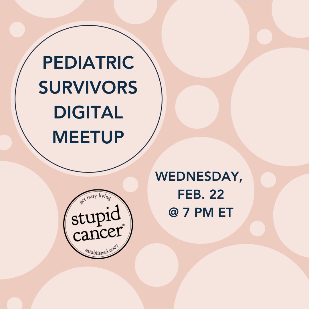 Join our community member Alyssa tomorrow evening to hang out with fellow pediatric cancer survivors and talk about your journey as an AYA navigating adulthood. Register here : stpdcn.cr/3YMUeDO