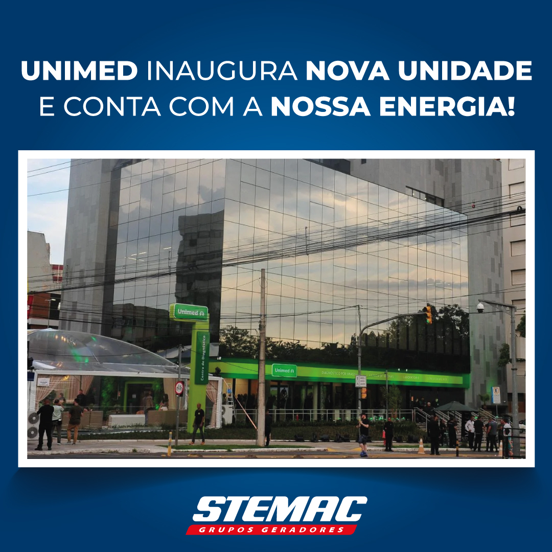 StemacOficial's tweet photo. As soluções em energia STEMAC estão presentes nesta planta. Nos sentimos honrados com esta parceria e desejamos sucesso a Unimed!
.
#unimedpoa #energia #saúde #energiapropria #autonomiaenergética #segurançaenergética #stemacgruposgeradores #stemac #geradordiesel #geradordeenergia https://t.co/n7ot9MVyUr