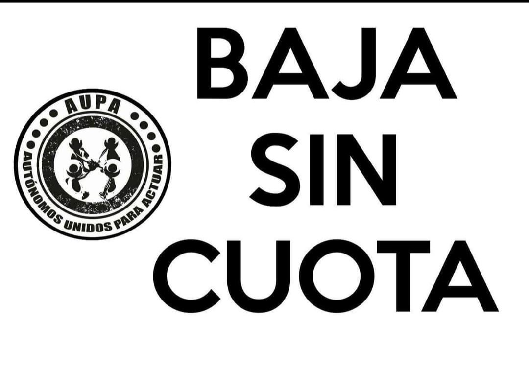 AUPA_Autonomos's tweet photo. Tenemos derecho rompernos una pierna ( O cosas peores) sin pensar en pagar la cuota.
16 de Abril Manifestacion en Madrid. https://t.co/Z0sjCNhU5D