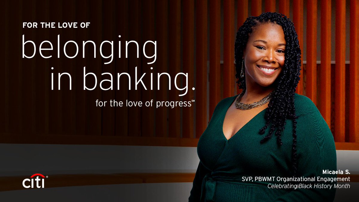 Citi's tweet photo. At Citi, we know that diversity is key to our innovation &amp; progress. So we continue to work to create a bank where people of all backgrounds can belong &amp; thrive. For 2025, we’ve set new aspirational representation goals for Black talent. Learn more: https://t.co/vTnZK0xbB8 https://t.co/8IKIDwGMUB