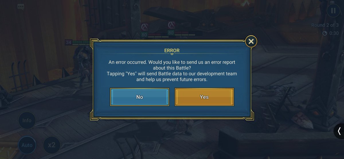 AndyDellar's tweet image. @RaidRPG getting so many mid-battle errors in the last 24hours. Just throws me back to the bastion and I lose the energy. Must have lost upward of 300 energy now. Uninstalled and reinstalled, no fix. 1 in 3ish battles it's happening #raidshadowlegends #raidrpg #raidhelp