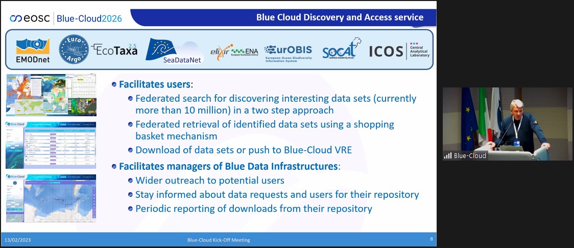 BlueCloudEU's tweet photo. @EMODnet @CMEMS_EU @SOCAT_CO2 @ICOS_RI @EuroArgoERIC @ELIXIREurope @EUScienceInnov @EoscPortal @EurOBIS_VLIZ This service will be further expanded in #BlueCloud2026, involving new blue data infrastructures, harmonising functionalities of their web services, as well as establishing #datalakes for better access to specific data types.
#EOSC #OpeScience https://t.co/LaBNSFheAr