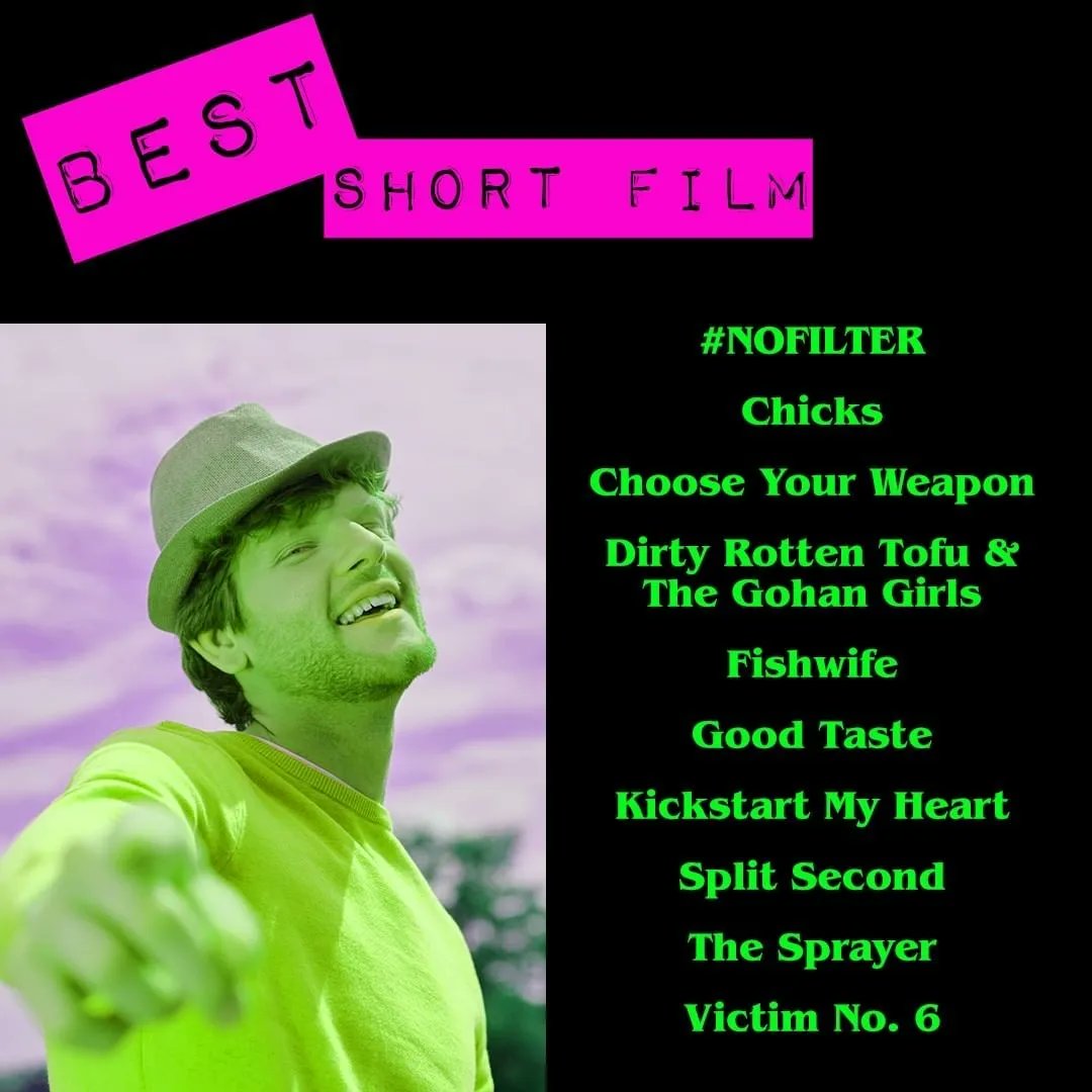 jadeyduffield's tweet photo. Final nominations for ๐ฅCHOOSE YOUR WEAPON ๐ฅ @Renegade_FF
CHOOSE YOUR WEAPON are Nominated for the following categories:
๐ BEST SHORT FILM
๐ BEST WRITING
๐ BEST PERFORMANCE
๐ BEST DIRECTOR
๐ BEST EDITING
๐ BEST SIDE SPLITTING
#nominataions #Awards #DreammoreFilms https://t.co/1Ml6LwbG3D
