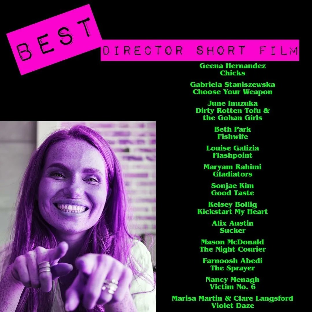 jadeyduffield's tweet photo. Final nominations for ๐ฅCHOOSE YOUR WEAPON ๐ฅ @Renegade_FF
CHOOSE YOUR WEAPON are Nominated for the following categories:
๐ BEST SHORT FILM
๐ BEST WRITING
๐ BEST PERFORMANCE
๐ BEST DIRECTOR
๐ BEST EDITING
๐ BEST SIDE SPLITTING
#nominataions #Awards #DreammoreFilms https://t.co/1Ml6LwbG3D