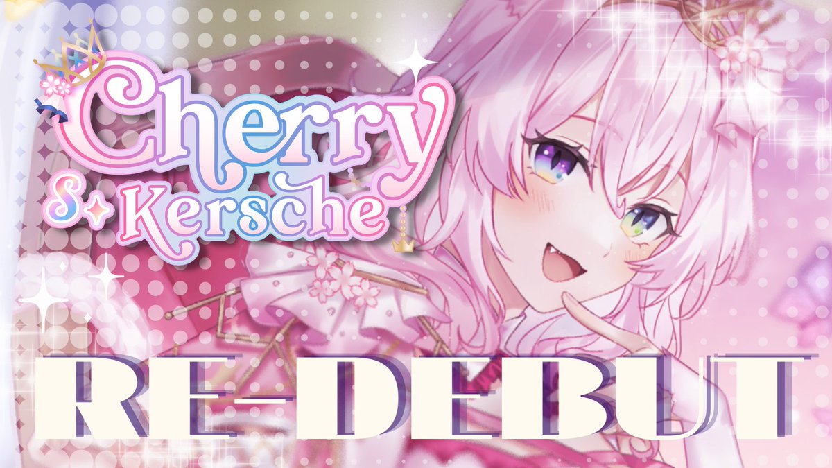 Cherry_Kersche's tweet photo. เซอร์ไพรส์วันวาเลนไทน์ค่ะ องค์หญิงกลับมาแล้วนะ🥺
🔴[Live]Cherry S.Kersche Re-Debut 
🌸วันที่ 14 กุมภาพันธ์ 2566⏰เวลา 15:00น.
ห้องรอ : https://t.co/kv5AbGwJX1
Art by @/39hataaono 
Logo by @/shi4nana7 https://t.co/oWqfw9S9ZU