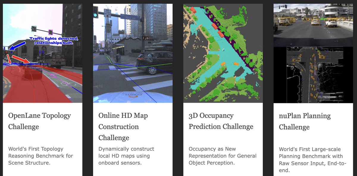 Introducing "End-to-end Autonomous Driving Workshop" at #CVPR2023  Awesome speakers and organization team. Brand-new challenges with Prize! We encourange top entries as well as innovative contribution opendrivelab.com/e2ead/cvpr23 Check it out 😀