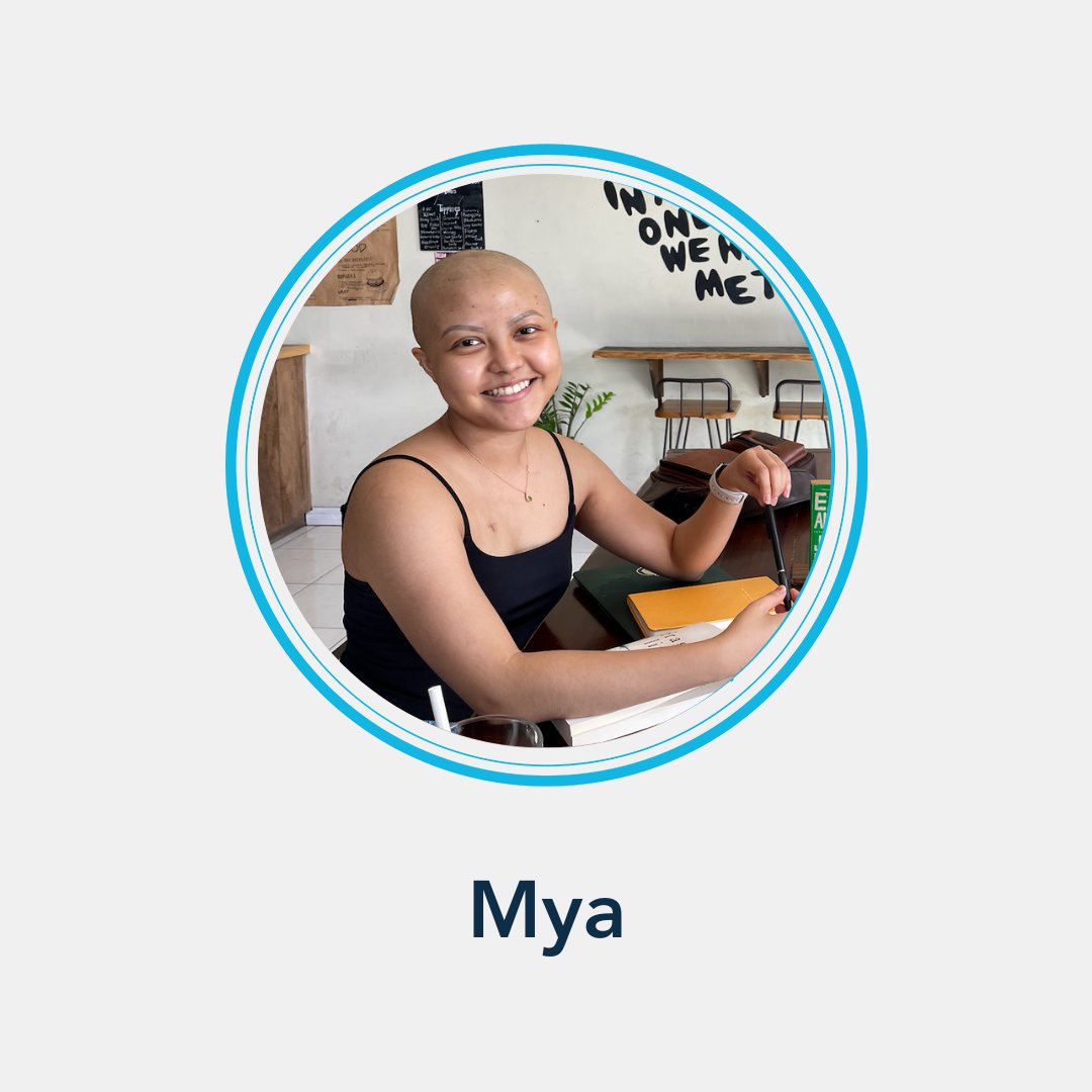 This week we are highlighting Mya's story. As one who had little over a year left until she graduated as a doctor, Mya's cancer journey was unique in that it lead her to learning what it was to be a patient first hand. Read the rest of her story here : stpdcn.cr/3E2ITHE