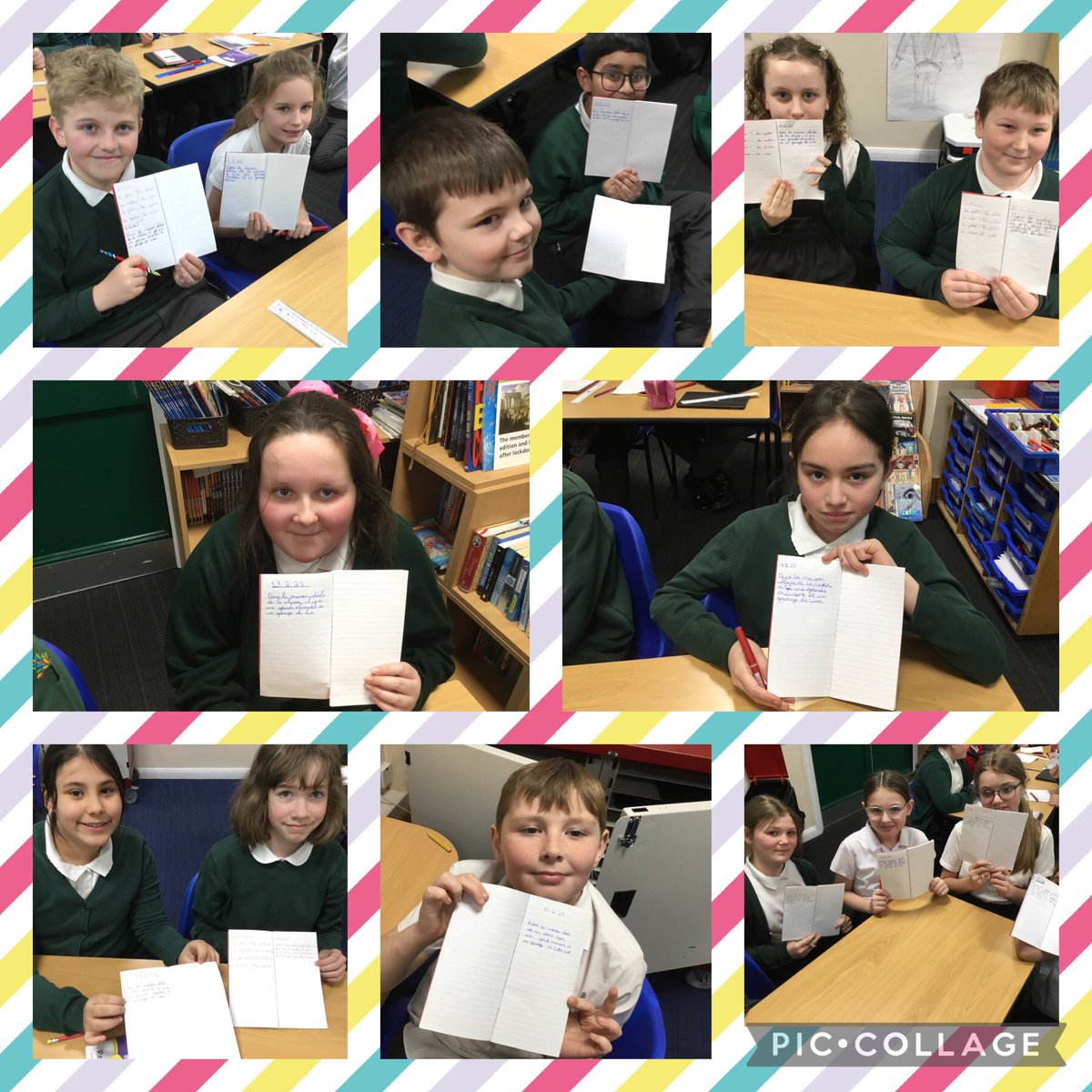 BaderPrimary's tweet photo. Y6 have been writing in French this afternoon about what features their ideal house would have. #baderfrench #rrs #article28 https://t.co/Ai9Pvsrwa1