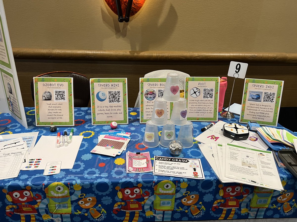 Come and hear all about Robots in the classroom. Poster session in the West Wing - table 9  #PETEandC #Robotics <a href="/CVBuckskins/">Conestoga Valley</a>