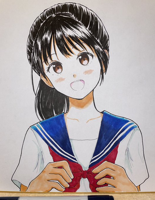 コミティアは色紙も持っていきたいと思います!画像は夏のコミティアで頒布したものです。#コミティア #コミティア143 #イラスト 
