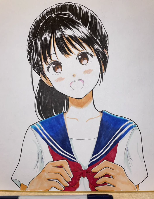 コミティアは色紙も持っていきたいと思います!画像は夏のコミティアで頒布したものです。#コミティア #コミティア143 #イラスト 