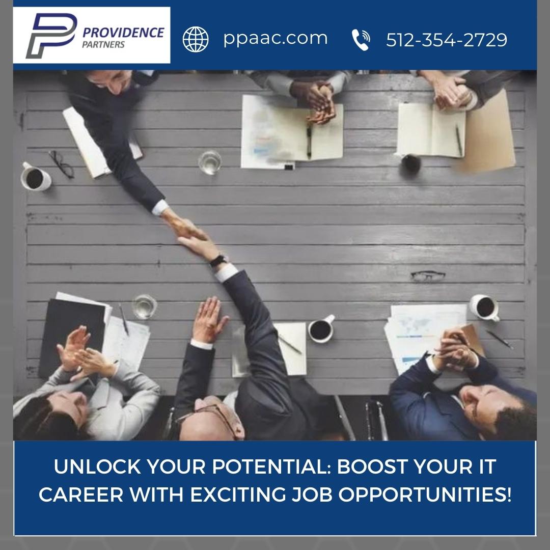 ppaacATX's tweet photo. Take control of your future and reach new heights in your IT career. Let us help you find the best job opportunities that fit your skills and aspirations.  Call us now at 512-354-2729
#UnlockYourPotential #ITCareer #JobOpportunities https://t.co/qtk7QqKbUS