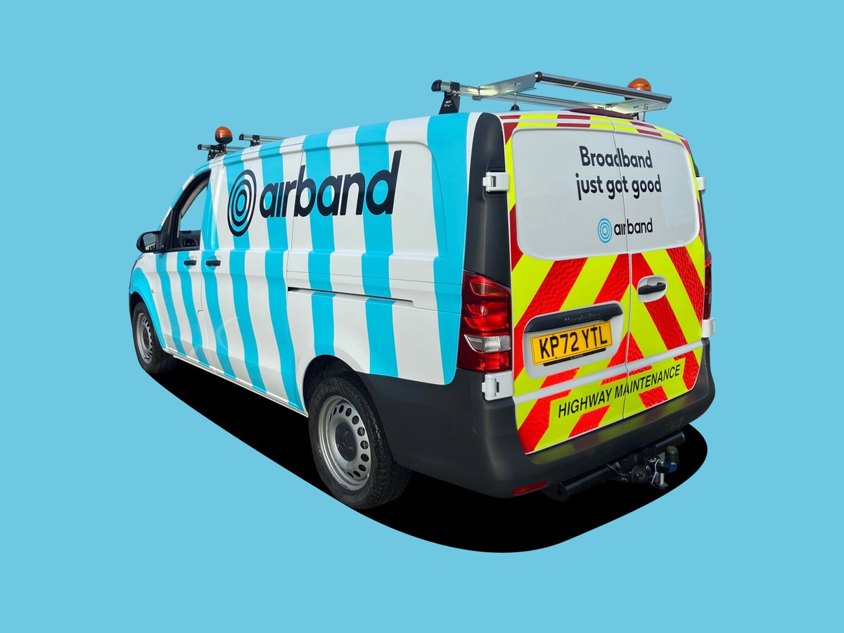 MediafleetLtd's tweet photo. It’s #newvanday for the team at @UKAirband!
We have just finished working on another batch of panel vans for Airband’s commercial fleet with more in the pipeline yet to come.
#WrappedbyMediafleet #ExpandingNetwork #VehicleBranding #FleetGraphics #BrandingSpecialists https://t.co/Zos1xfxpEv