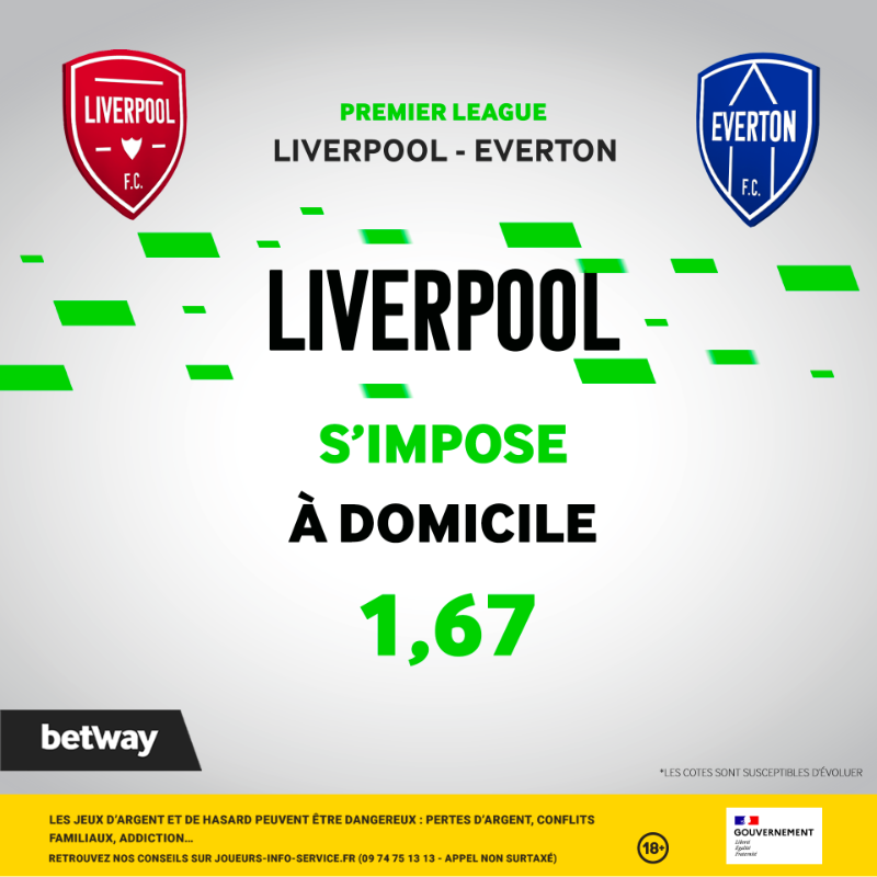 Betway_Fr's tweet photo. Un programme bien sympa pour ce soir 🔥 : 

👉 Liverpool - Everton 🏴󠁧󠁢󠁥󠁮󠁧󠁿

👉 Sampdoria - Inter Milan 🇮🇹

Quels sont vos pronos ? ✅