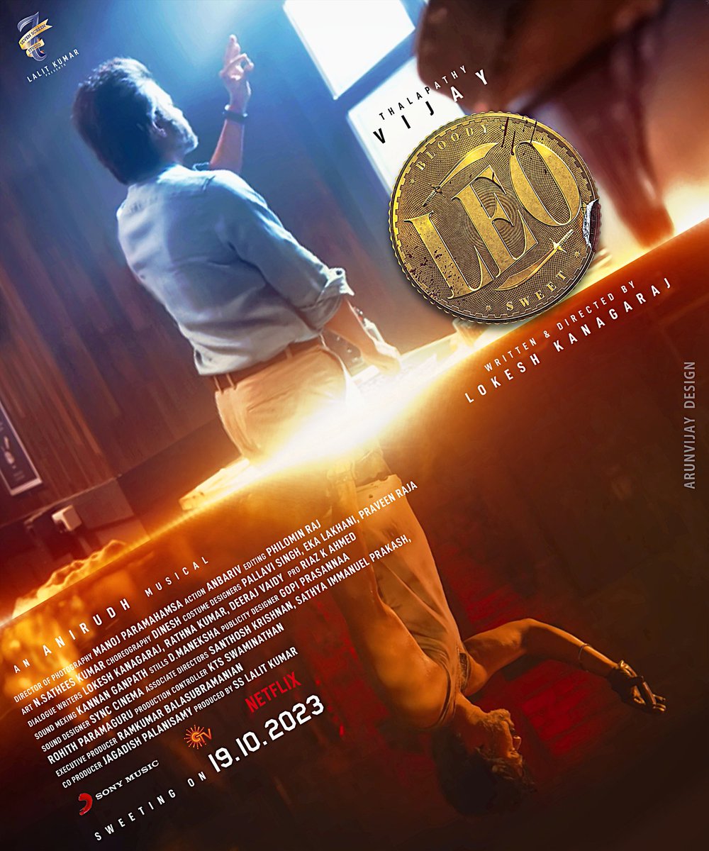 arunvijay971's tweet image. #MyDesign
#Leo Poster Design
Inspire: Upside-down (Parallel World)

@arunvijay971 @actorvijay @Jagadishbliss @m_gajan @7screenstudio @Dir_Lokesh @MrRathna @gopiprasannaa
@shynu_mash @Team_CDT
@TVMIoffl @VijayImmanuel6 @fire_Studio_ltd
@kajendrakrs @salem_ovfc @VijayFansTrends