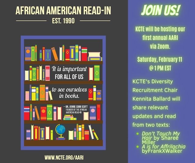 KCTE_LA's tweet photo. Missed our #AARI23 event on Sat.? Thinking of holding your own event but need help? No worries! We've got what you need. Check out our post for resources: https://t.co/a8RwIwdh9T @ncte https://t.co/5xw3fIotXp
