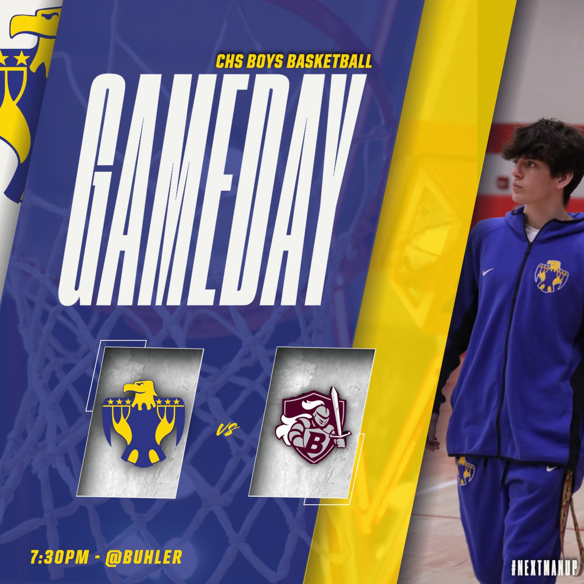 GAMEDAY! Today is our last game of the normal season. We are heading out to Buhler tonight, and we would love to have some fans in the stands! Gametimes are all normal! #rollbirds #NextManUp