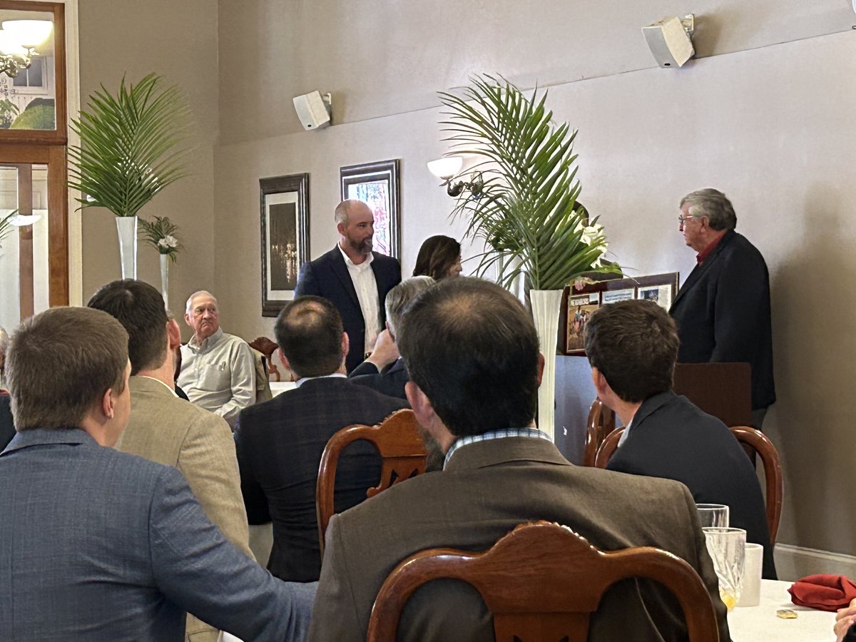 Excited to be able to attend the Calhoun County Farmer’s Federation breakfast as we recognize Daniel and Carla Trantham, as Young Farmers of the Year. Calhoun County Schools looks forward to continue to assist in growing the next generation of farmers. Congrats to Daniel &amp; Carla.