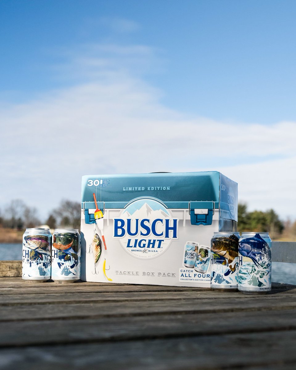 Busch Beer on X: We know y'all will want to tackle this box our  brand-new fishing cans are OUT NOW! 🎣🍺​ Tag someone who will reel in a  cold one with you.