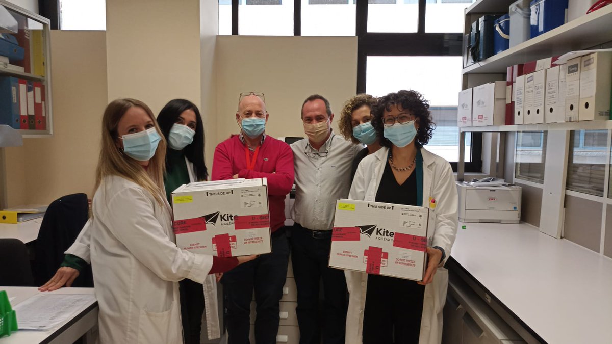 crh_MoralesIMIB's tweet photo. Hoy hemos iniciado con mucha ilusión y ganas el Programa CAR-T en @crh_MoralesIMIB  del Hospital Morales Meseguer con la colaboración multidisciplinar de todo el Hospital y del Centro Regional de Hemodonación @DonarSangreMU Esperamos ayudar a muchos enfermos de nuestra Región https://t.co/dG4XyVIq0m