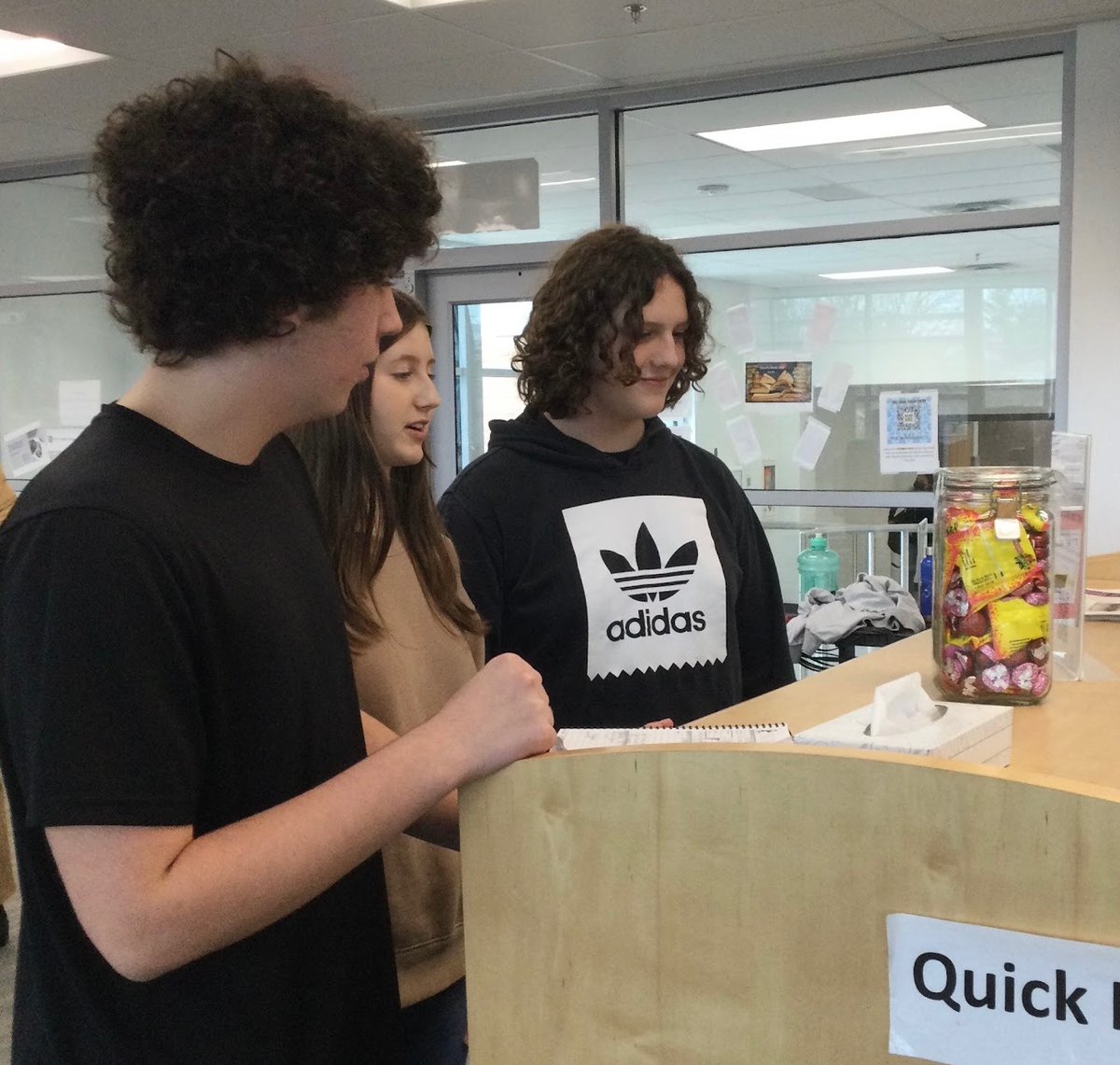 HHSLibrary's tweet image. All calculations welcome through the end of #ValentinesDay , @HerndonHS Hornets. Winner to be announced Wednesday #guessthenumber