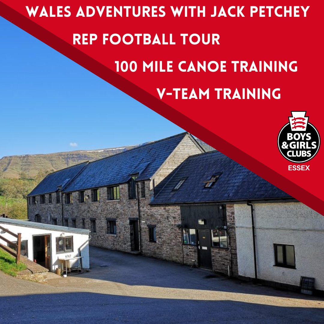 EssexBGC's tweet photo. It's a busy week for our Maes y Lade Centre as we have four different residential going on! 
🏞 Wales Adventures with Jack Petchey Foundation 
⚽ Rep Football Tour
💧 100 Mile Canoe Training
🖐 V-Team Training
This should be a very exciting week for everyone involved!
#EBGC https://t.co/aOzOnSU8fm