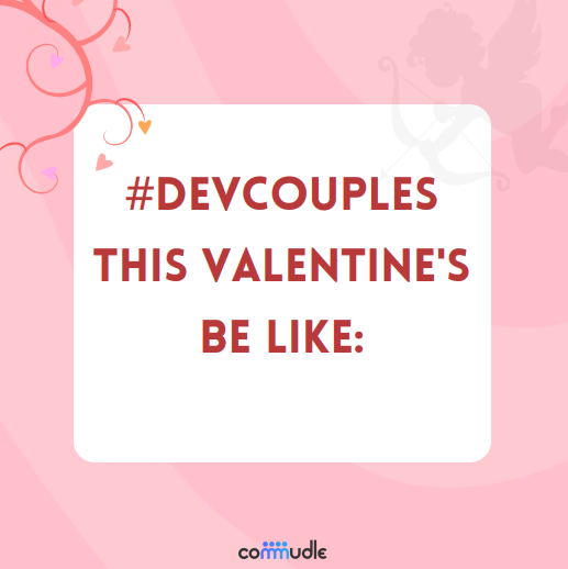 commudle's tweet photo. #Devcouples this valentine be like .....
Check out our latest carousel: https://t.co/jnYofz8B0y
#devops #valentineweek #tech #softwareengineer https://t.co/XBbr0rBASK