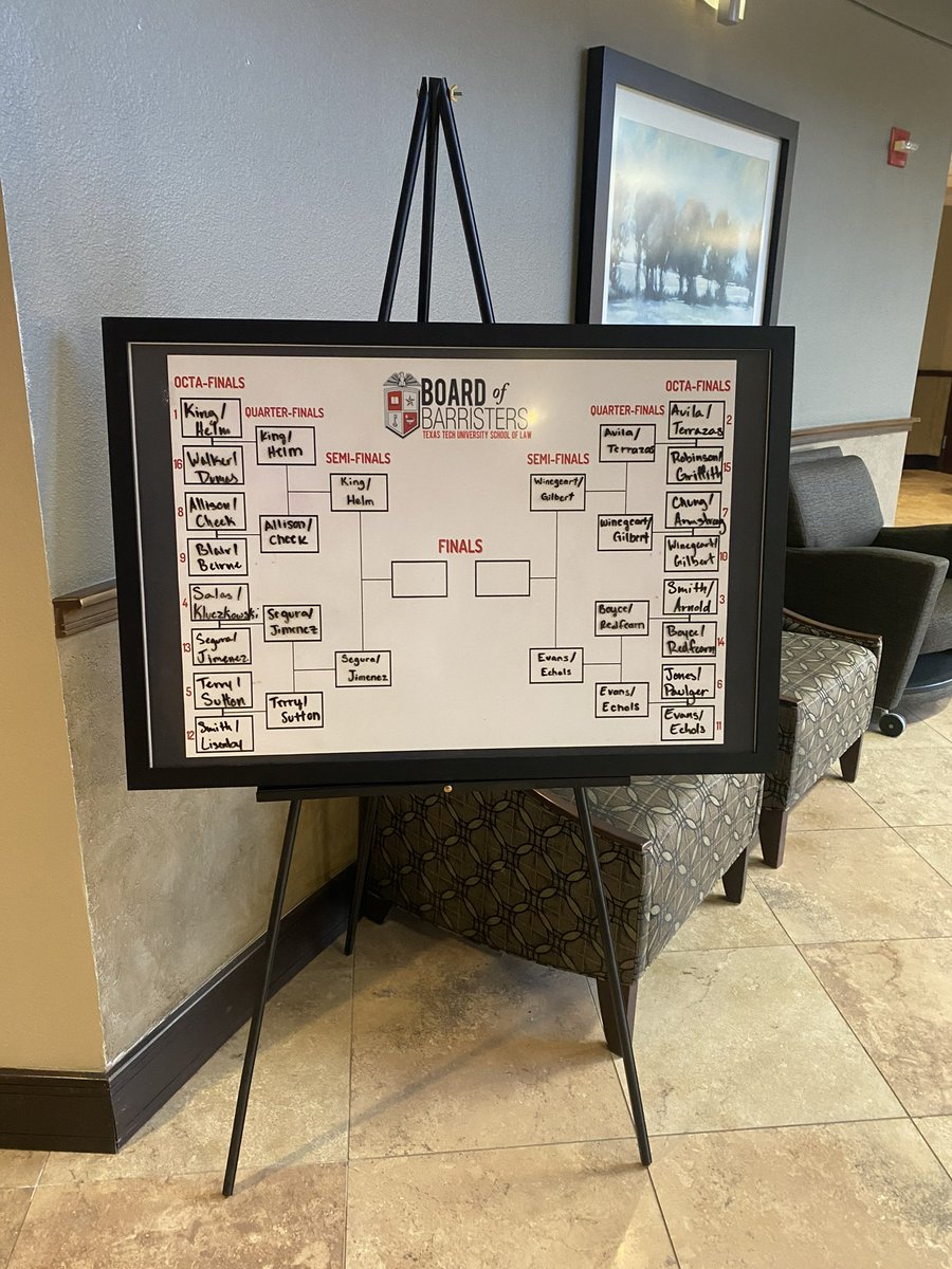 ByHunterGilbert's tweet photo. So, the past week and a half was the 1L Board of Barristers Mock Trial  competition here at Texas Tech Law.

Out of 40+ teams— Teresa and I slugged it out to the Semifinals (3rd place)!

Couldn’t have asked for a better partner— excited for what is to come! https://t.co/R6fo0Daw9f