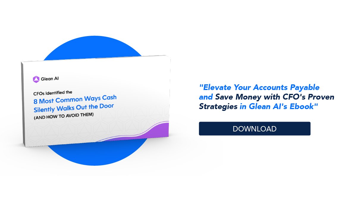 Want valuable insights from CFOs? Glean AI's Ebook, "8 Common Ways Cash Silently Walks Out the Door" reveals the 8 most common ways cash leaks occur and how to prevent them. Download now and start saving!

glean.ai/8-ways-cash-si…