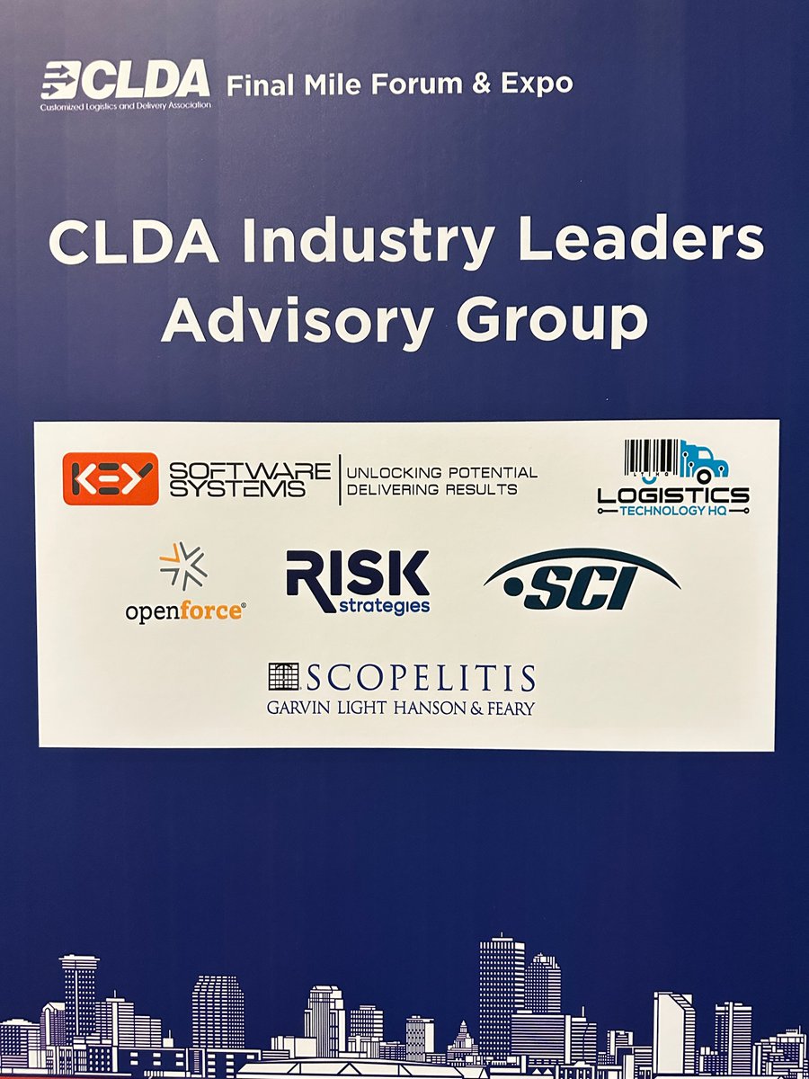 Representing at this year's 2023 #CLDA Final Mile Forum in New Orleans.  Our own Bryan Paulozzi offered great thought leadership as part of a panel discussing industry challenges &amp; trends.  Great to see our clients and friends, looking forward to CLDAFMF 2024 in Las Vegas!