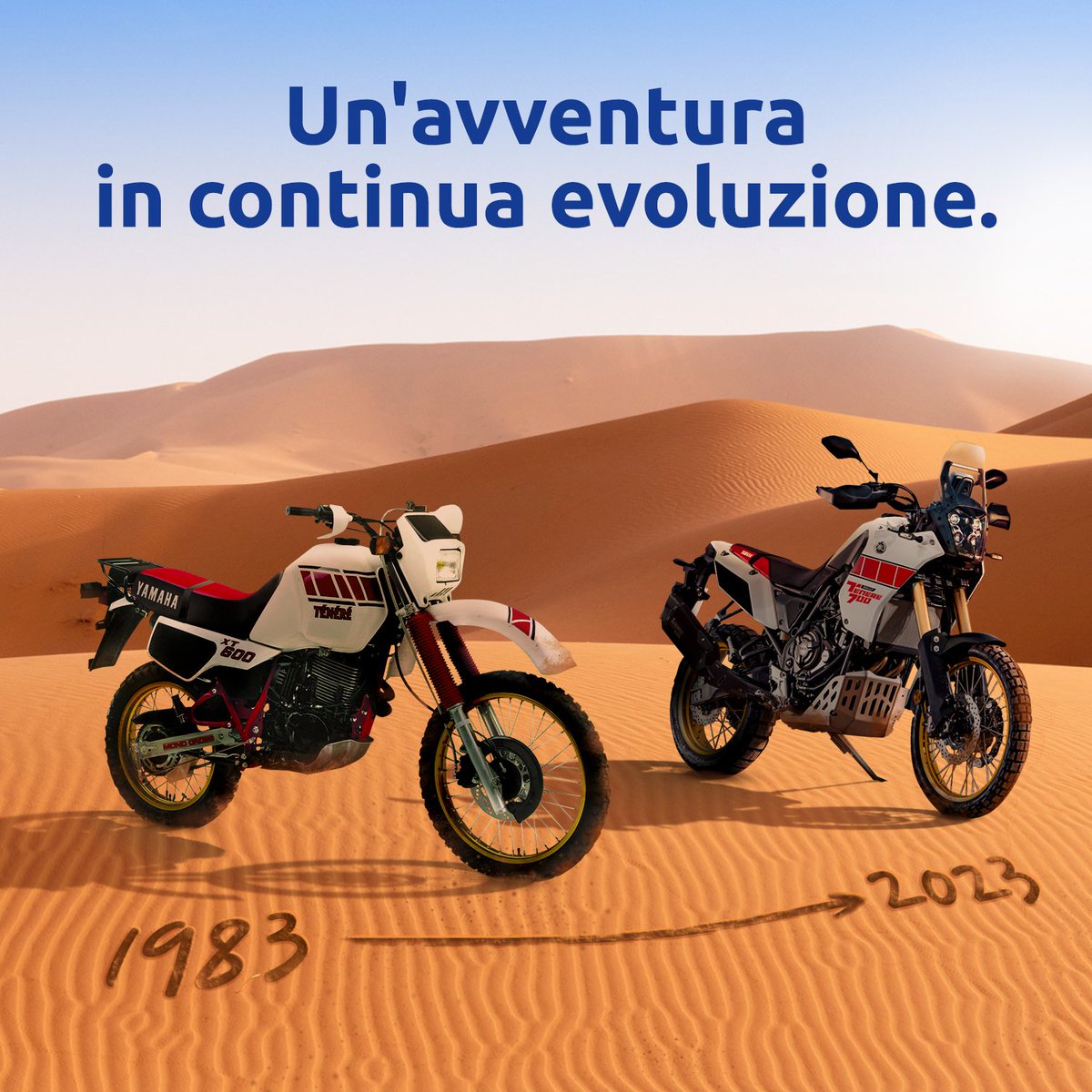 40 anni di evoluzione, verso nuovi orizzonti. 🏍️

E tu, hai già provato le inconfondibili emozioni di #Ténéré?

#Yamaha #RevsYourHeart