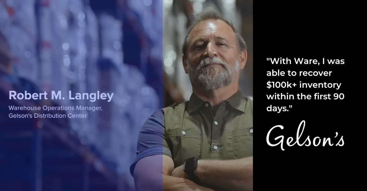 "We found over $100k worth of misplaced inventory within the first 90 days of deploying Ware in our facility." 

Watch the full success story here: bit.ly/3JSVpgF