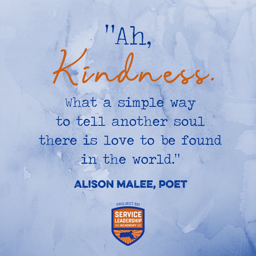Today we kick off the final week of 35ONE Service Leadership Academy! This week's theme -- Embrace Kindness!

#EmbraceKindness 
#35ONELove