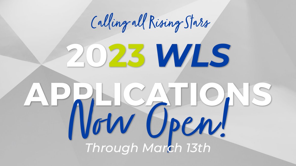 Calling all Rising Stars 🗣 Applications for our 2023 Women's Leadership Symposium are NOW OPEN! Scholarship opportunities, including The Jan R. Gentry Endowed Memorial Scholarship, are available! 

Expand your network and build your professional skills ➡️ ow.ly/z3Qy50MPSJo