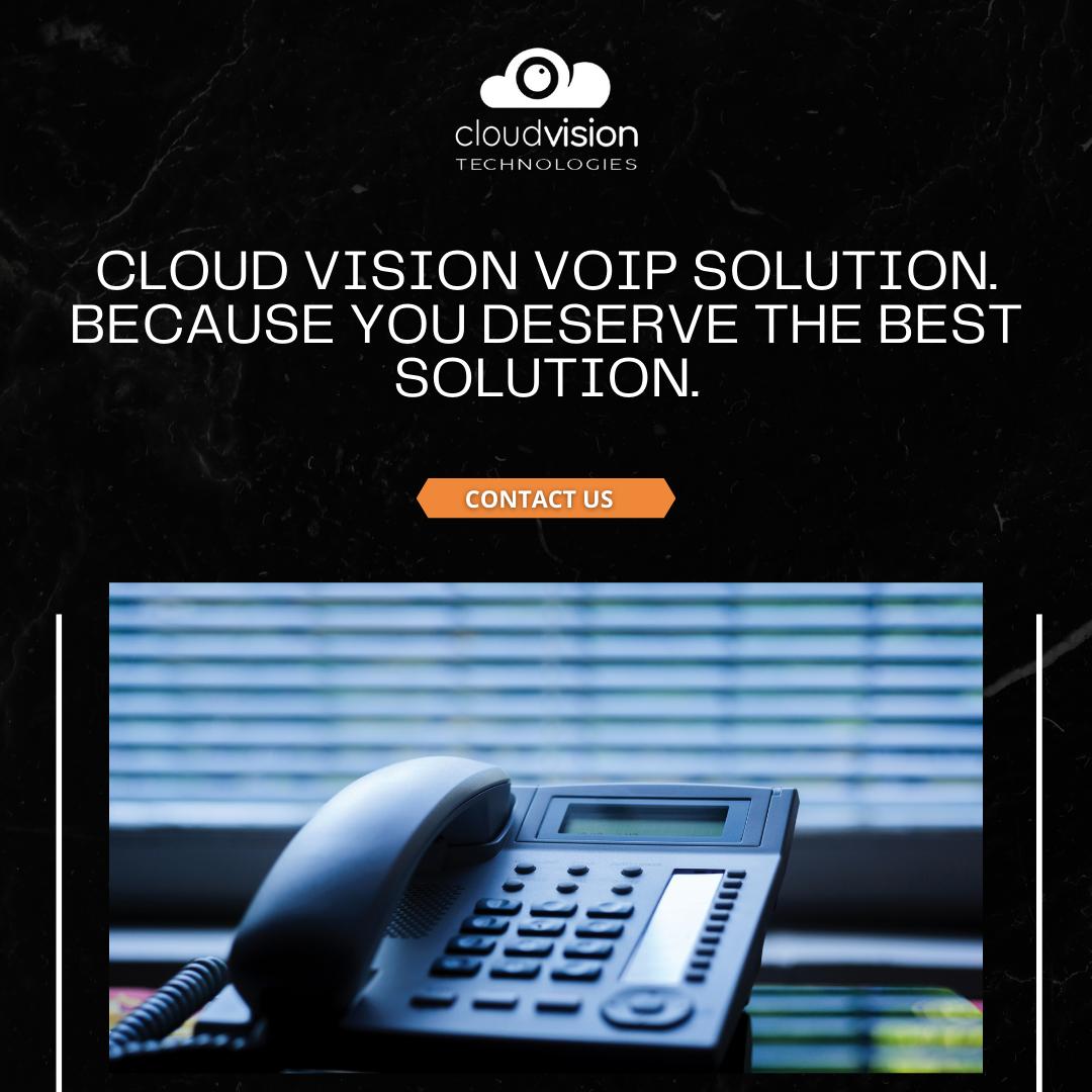 CloudVision4's tweet image. Cloud Vision VoIP Solution is the best solution for your business! 👍

With Cloud Vision VoIP, you can rest assured that you are getting the best technology to help your business run smoothly! 🧡

🌐 cloudvisiononline.com
📞 844-921-3412

#CloudVisionTechnologies